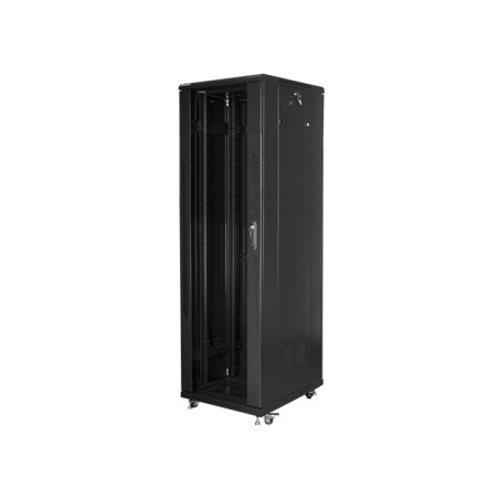 Lanberg | Rack cabinet 19" free-standing 42U/600x800 (flat pack) | FF01-6842-12B | Black