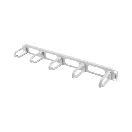 LANBERG AK-1205-S cable management panel type B 19 1U grey