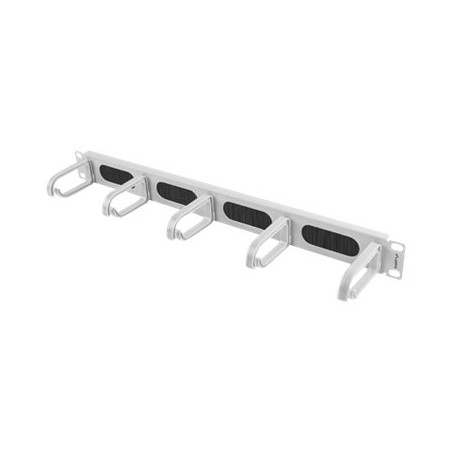 LANBERG AK-1203-S cable management brush panel type B 19 1U grey