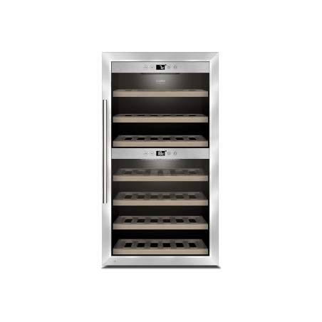 Caso | Wine cooler | WineComfort 660 Smart | Energy efficiency class G | Free standing | Bottles capacity 66 | Stainless steel/Black