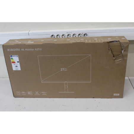 Xiaomi | 4K Monitor A27Ui EU | 27 " | IPS | UHD | 16:9 | 60 Hz | 6 ms | 3840 x 2160 pixels | 360 cd/m² | HDMI ports quantity 2