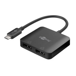 Goobay USB-C Adapter to 2x...