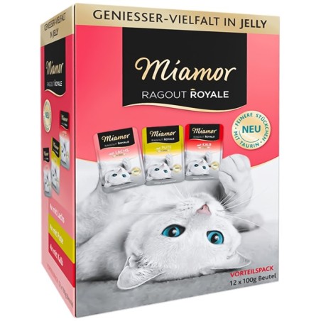 MIAMOR Ragout Royale Adult Mix in jelly - wet cat food - 12x100g