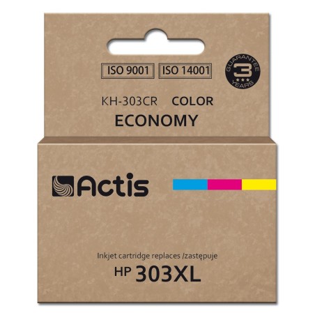 Actis KH-303CR Ink (replacement for HP 303XL T6N03AE; Premium; 18ml; 415 pages; color: cyan, magenta, yellow)