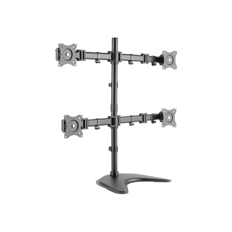 DIGITUS quad display stand desk for 4 TFT 68.5cm 27inch max. 8Kg VESA 75 x 75 und 100 x 100 mm black