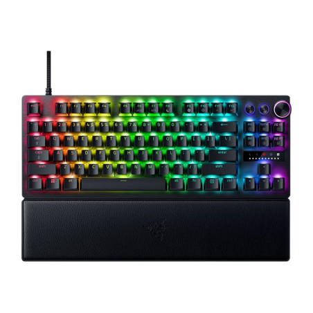 Razer | Huntsman V3 Pro Tenkeyless | Gaming Keyboard | Wired | US | Analog Optical | Black