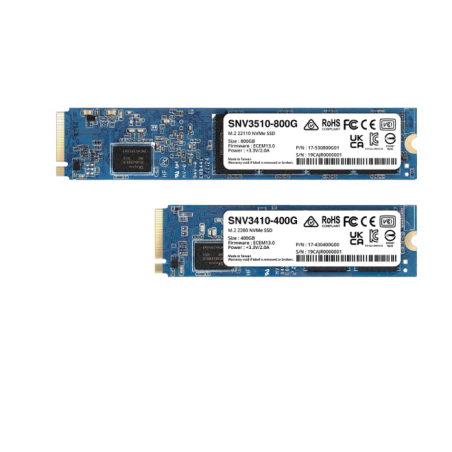 SSD|SYNOLOGY|SNV3400|400GB|M.2|PCIE|NVMe|Write speed 750 MBytes/sec|Read speed 3000 MBytes/sec|TBW 491 TB|MTBF 1800000 hours|SNV3410-400G
