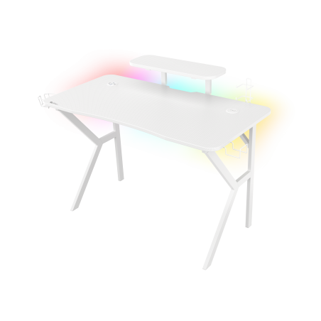Genesis | Gaming Desk | Holm 320 RGB | White