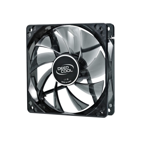 120 mm case ventilation fan,  "Wind Blade 120", transparent, hydro bearing,4 LED's | Deepcool