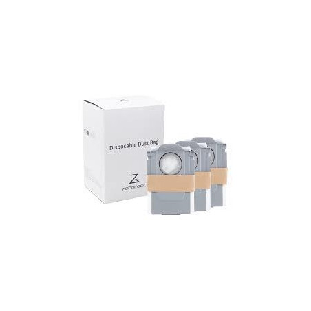 Vacuum Cleaner Accessory|ROBOROCK|Disposable Dust Bag 3-pack|White|For OC0/Q70+/Q70 Max+/OC5/Q75+/Q75 Max+/Q55+/O35/S75 MaxV Ultra/S70 Pro Ultra/S80 Pro Ultra/S85 Pro Ultra/OC0-D/S80+/Q80 Max+/OC5-D/S85+/Q85 Max+/Q55 Pro+/S70 Max Ultra/S75 Max Ultra/Q55 Max+/Q55 DuoRoller+|8.02.0215