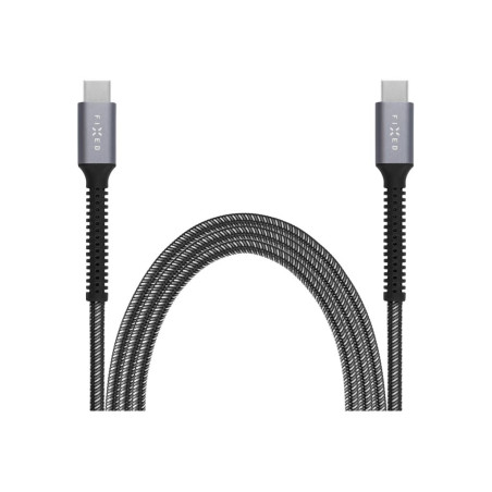 Fixed | Armor Cable USB-C/USB-C, 1.2 m, 240W | FIXDA-CC12-GR
