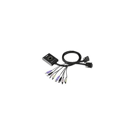 Aten 2-Port USB DVI/Audio Cable KVM Switch with Remote Port Selector | Aten | 2-Port USB DVI/Audio Cable KVM Switch with Remote Port Selector