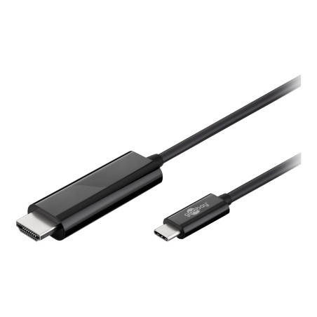 Goobay | USB-C HDMI adapter cable (4k 60 Hz) | USB-C male | HDMI male (type A) | USB-C to HDMI | 1.8 m