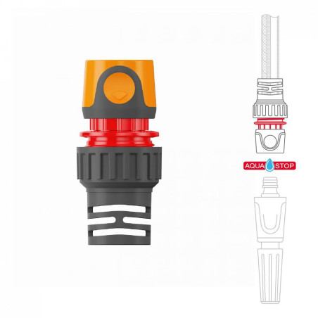HOSE ACC CONNECTOR AQUASTOP/3/4" DWC 2519 DAEWOO