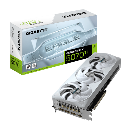 GIGABYTE GeForce RTX 5070 Ti EAGLE OC ICE SFF 16GB GDDR7 3xDP 1xHDMI