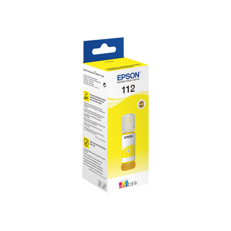 EPSON 112 EcoTank Pigment Yellow ink bottle