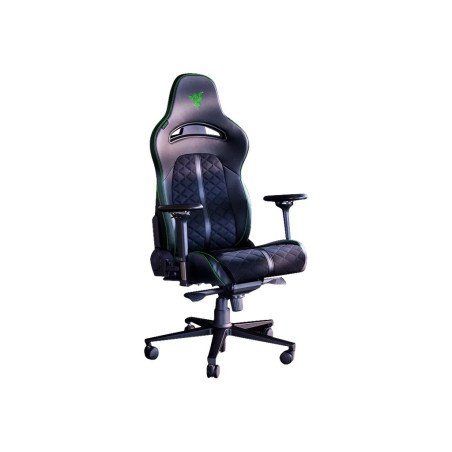 Razer Ergonomic Gaming Chair Enki EPU Synthetic Leather; Steel; Aluminium | Black/Green