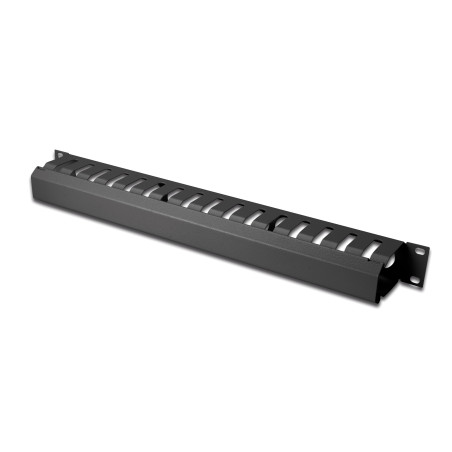 Digitus | 1U cable management cage detachable rear plate | DN-97617 | For installation on the 483 mm (19“) profile rails | Black