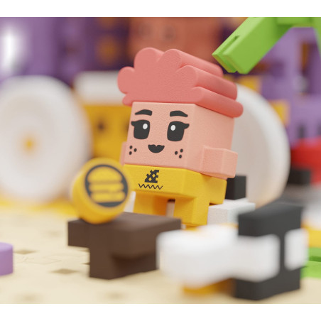Marioinex Mini Waffle Building Blocks – City: Food Truck, 148 pieces