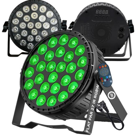 LIGHT4ME FLAT PAR 27 IR RGBW PAR spotlight