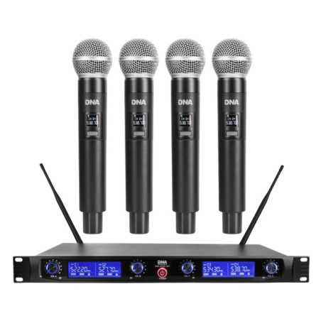 DNA WM4 VOCAL SET Wireless Microphone 4x Broadcast