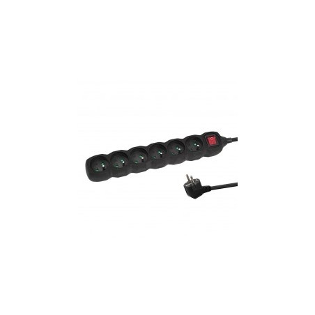 Esperanza ELK217K Power strip 6GN/1,5M Black