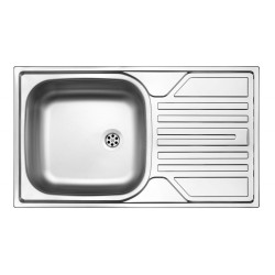 1-bowl steel sink with...