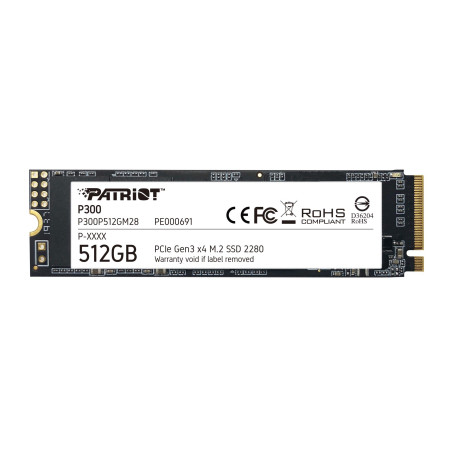 PATRIOT P300 512GB M2 2280 PCIe SSD