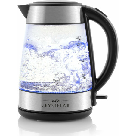 ETA Kettle | Crystela II 1154 90000 | 2200 W | Electric | 1.7 L | Glass | 360° rotational base | Glass