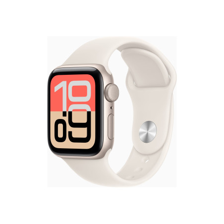 Apple Watch SE 3 GPS 40mm Starlight Aluminium Case with Starlight Sport Band - M/L | Apple