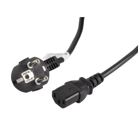 LANBERG CA-C13C-11CC-0030-BK power computer cable VDE CEE 7/7-> C13 3m