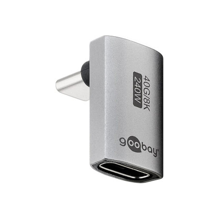 Goobay USB-C Adapter Vertical 90° Long, USB4 | 74442
