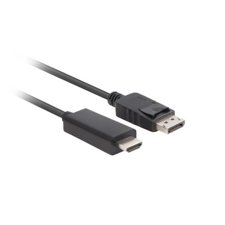 LANBERG Cable DisplayPort M v1.1->HDMI M 1m black