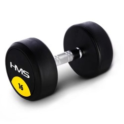 Rubberised dumbbell 16kg...