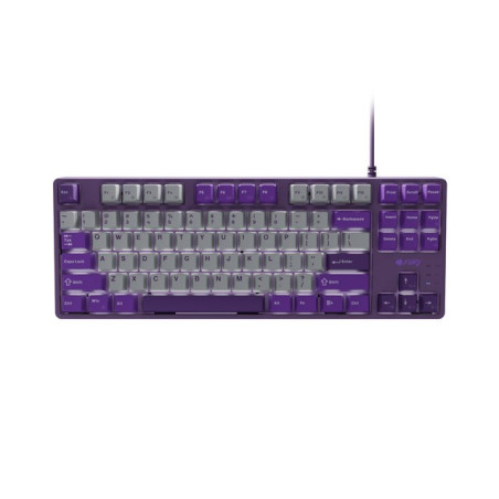 FURY Kanabo K2 Gaming Keyboard US white backlight mechanical grey-purple
