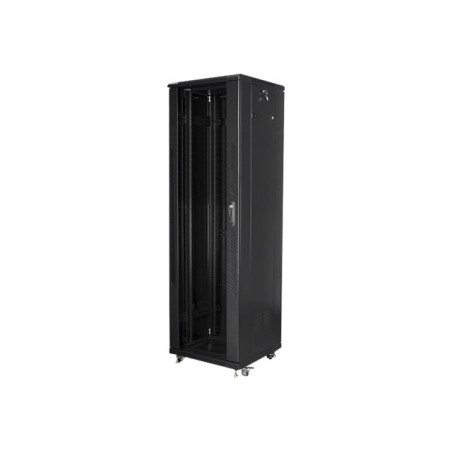 LANBERG FF01-6642-12B free-standing rack 19 demounted flat pack 42U/600x600mm black