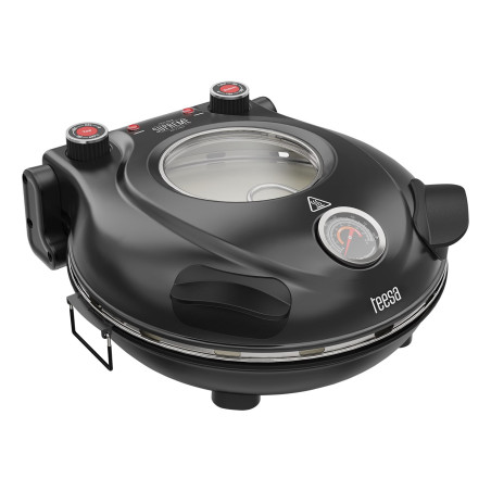 TEESA SUPREME pizza oven, 1200 W, 32 cm, window, removable stone