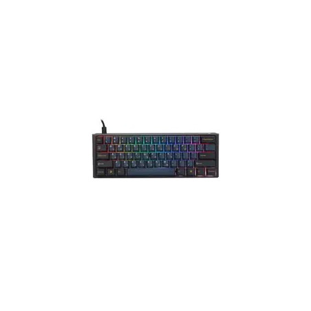 Ducky One 3 Pro Mini Nazca Line Gaming Keyboard, mechanical, 8,000 Hz, Hot Swap, RGB - Cherry MX2A Speed Silver, ANSI (US)