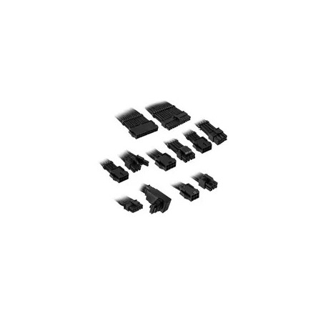 Kolink Core Pro Braided Cable Extension Kit 12V-2x6 Type 1 - Jet Black