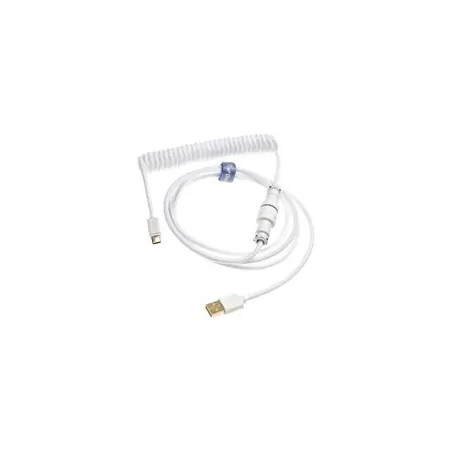 Ducky Coiled Cable - White Edition
