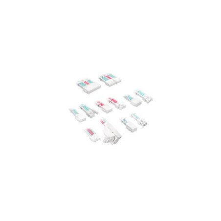 Kolink Core Pro Braided Cable Extension Kit 12V-2x6 Type 1 - Brilliant White/Neon Blue/Pure Pink