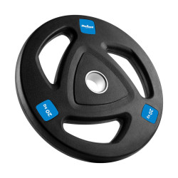 Rubberized cast iron weight...