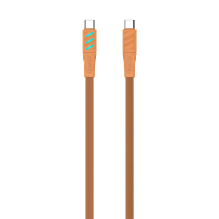 Havit CB6254 - USB Type C to USB Type C charging cable, 1 m (orange)