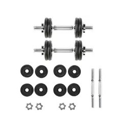 SG02 CAST IRON DUMBBELLS...