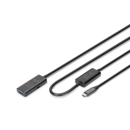 Digitus Active USB 3.2 Gen1 5G extension cable, USB-C - USB-A, 10m