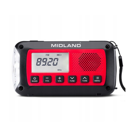 Midland ER100 Emergency Radio with 2600mAh Battery
