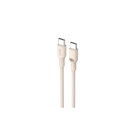 Havit CB6284 - USB Type C to USB Type C cable, 2.0 m (beige)