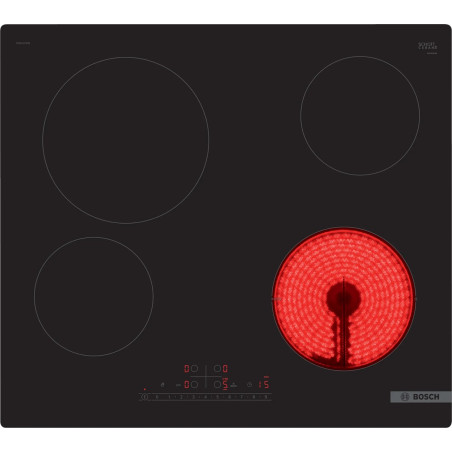 Bosch Serie 6 PKE611FP2E hob Black Built-in 60 cm Ceramic hob 4 zone(s)