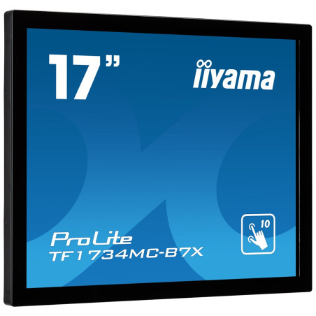 iiyama TF1734MC-B7X computer monitor 43.2 cm (17") 1280 x 1024 pixels SXGA LED Touchscreen Black