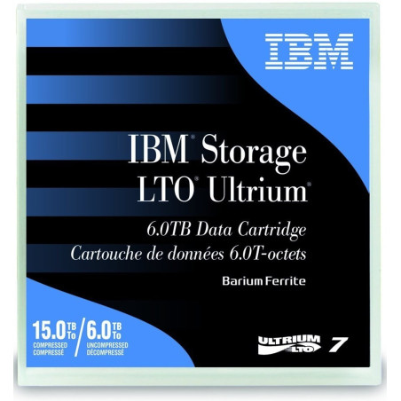 IBM LTO Ultrium 7 Data Cartridge Blank data tape 6 TB